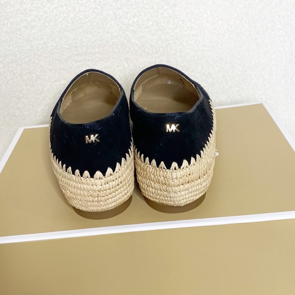 {Michael Kors} Bahia Suede and Jute slip on in black - Picture 5 of 5